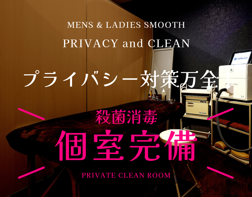 プライバシー対策万全